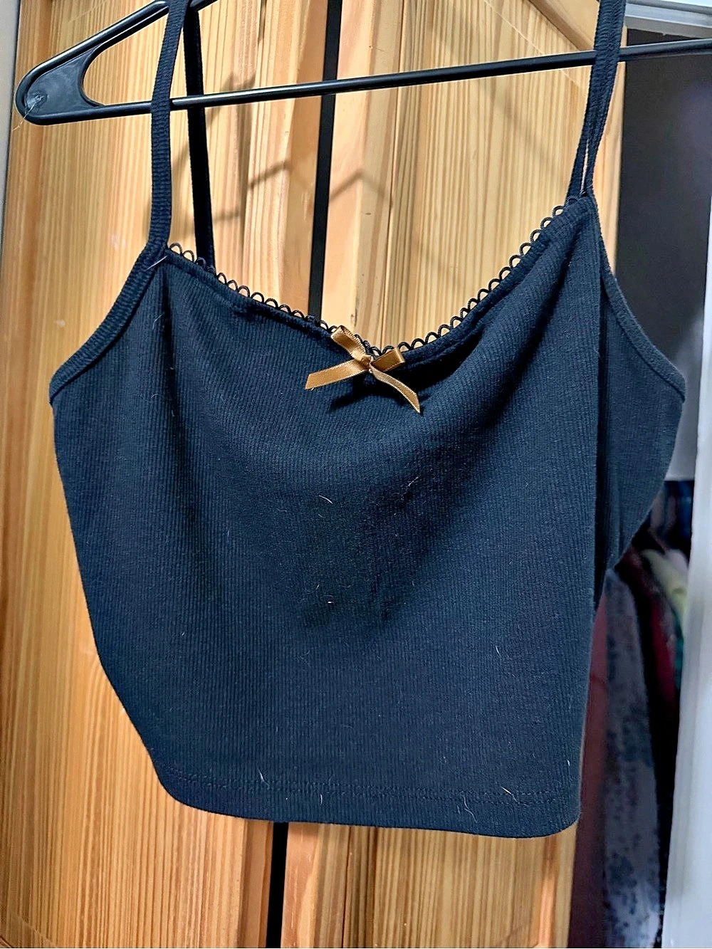 Dressed in LaLa. Camisole in Black Size Large.